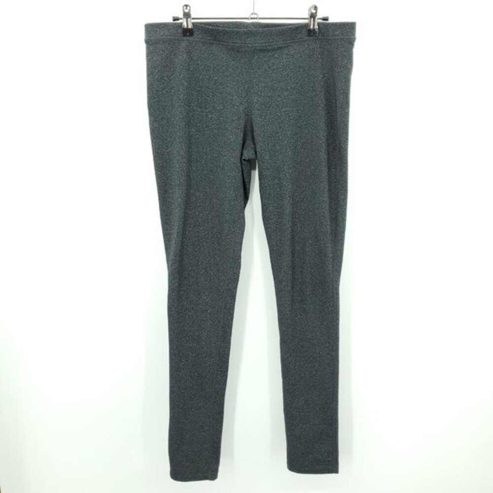 Prana Low Rise Full Length Leggings L Heather Charcoal Gray